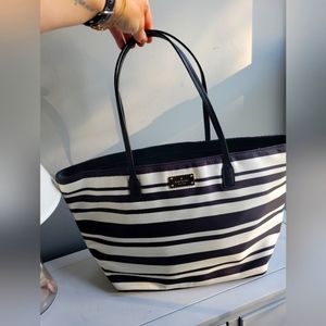 Kate Spade striped tote GUC